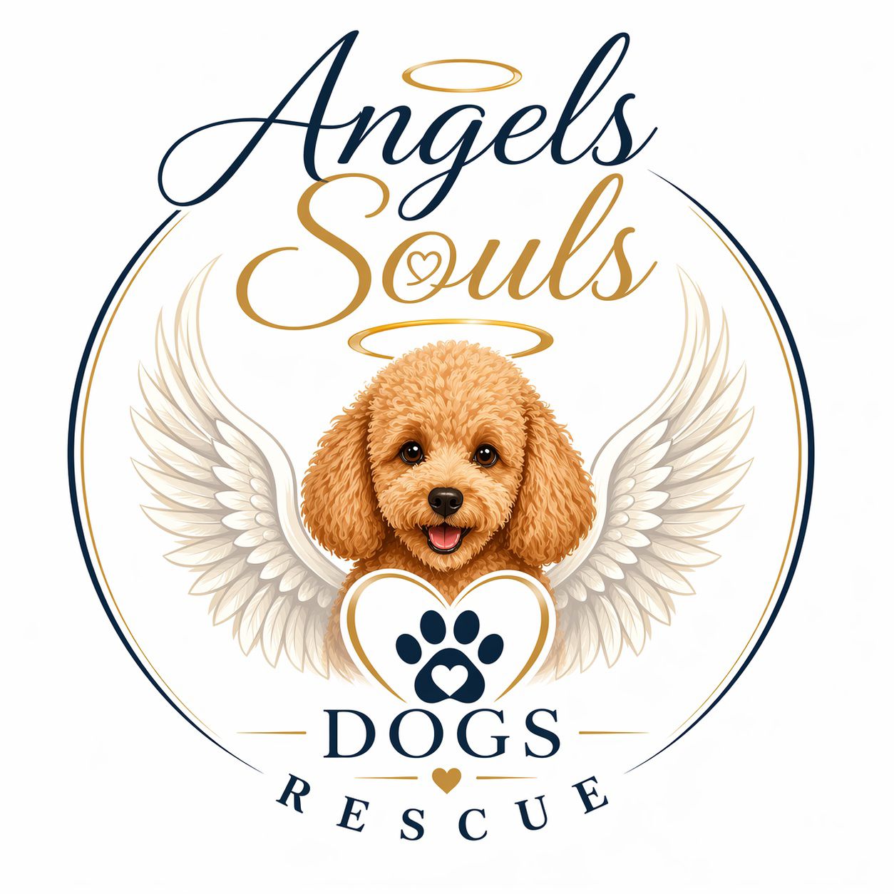 Angels Souls Dogs Rescue logo